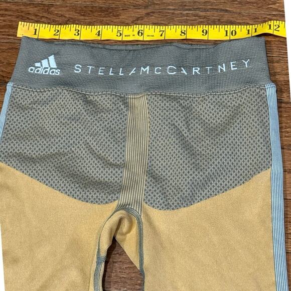 Rare Adidas Stella McCartney Small Seamless Knit Running Leggings SAMPLE WORKOUT - Picture 8 of 16
